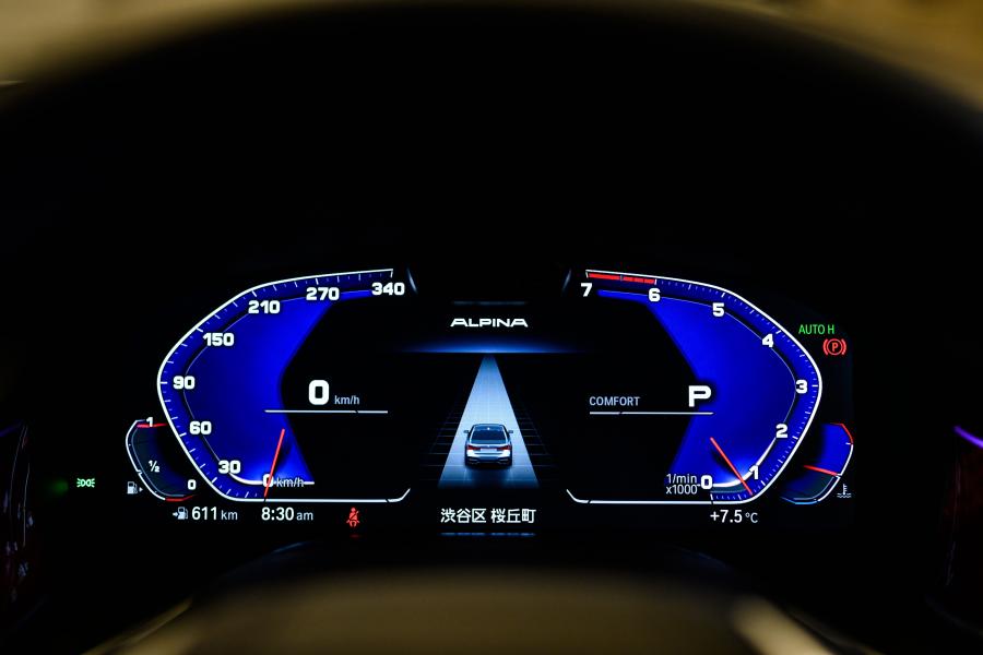 Панель приборов Alpina B7 Bi-Turbo (G12) 2020 года  (JP) (фото 4 из 19)